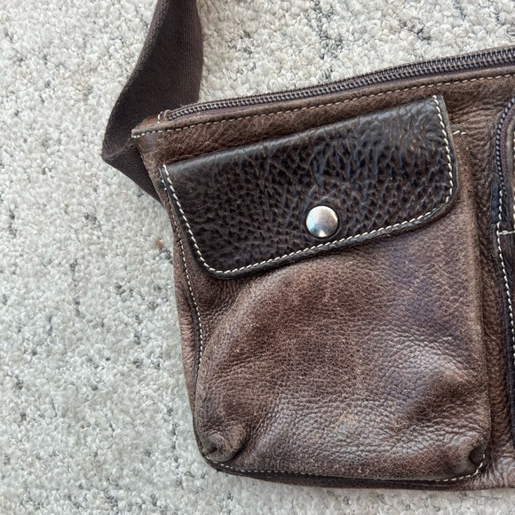 Roots vintage y2K large belt leather belt purse in great vintage condition - Picture 3 of 10